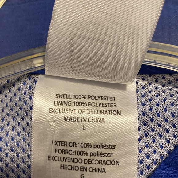 Pro Edge by Knights Apparel Men’s Jayhawks Button Down Short Sleeve Shirt - Picture 9 of 9